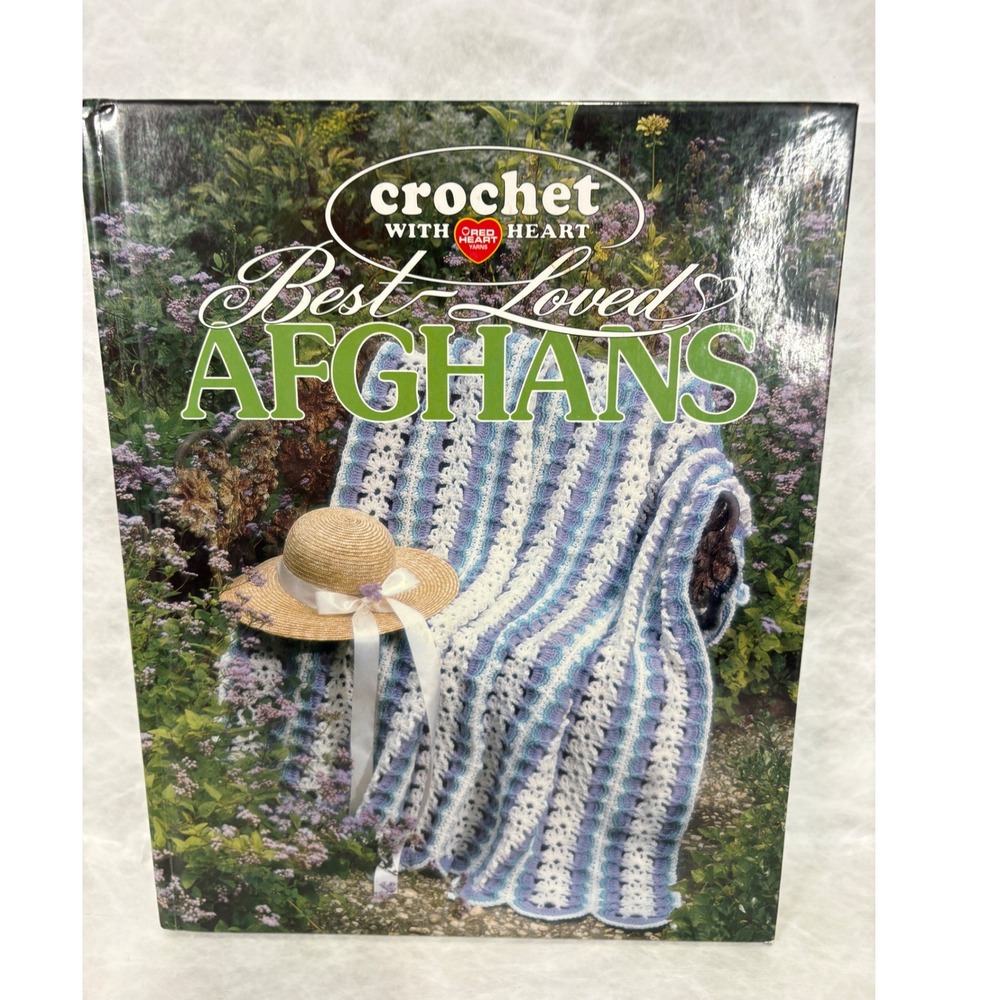 Crochet With Heart Best-Loved Afghans Book 49 Patterns Leisure Arts HC 2000